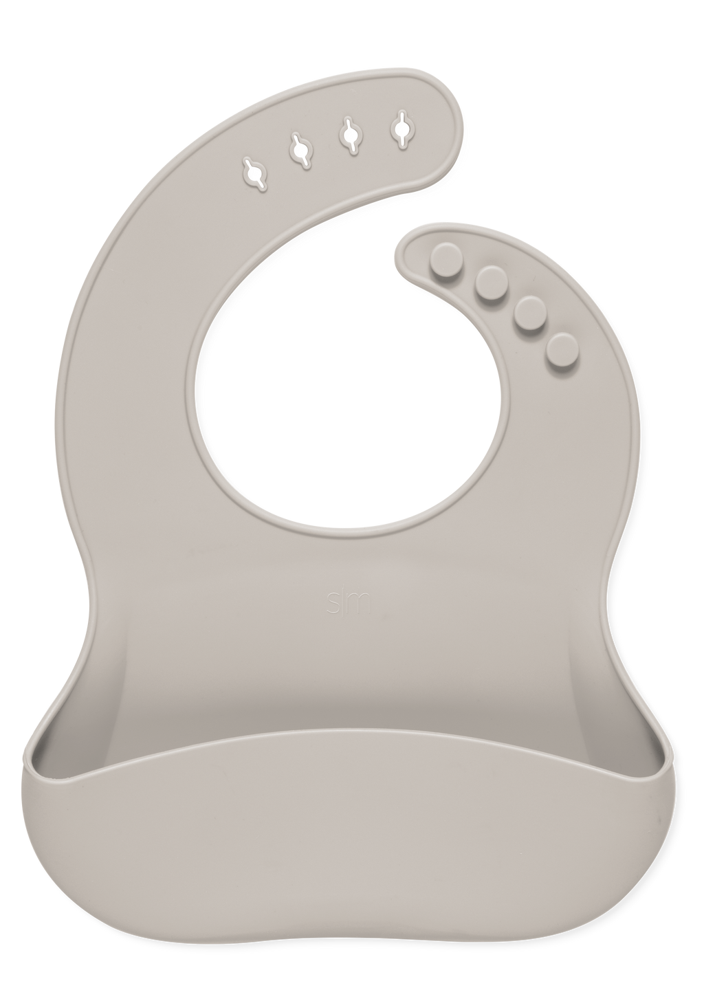 Bennett Silicone Bib - Almond Birch