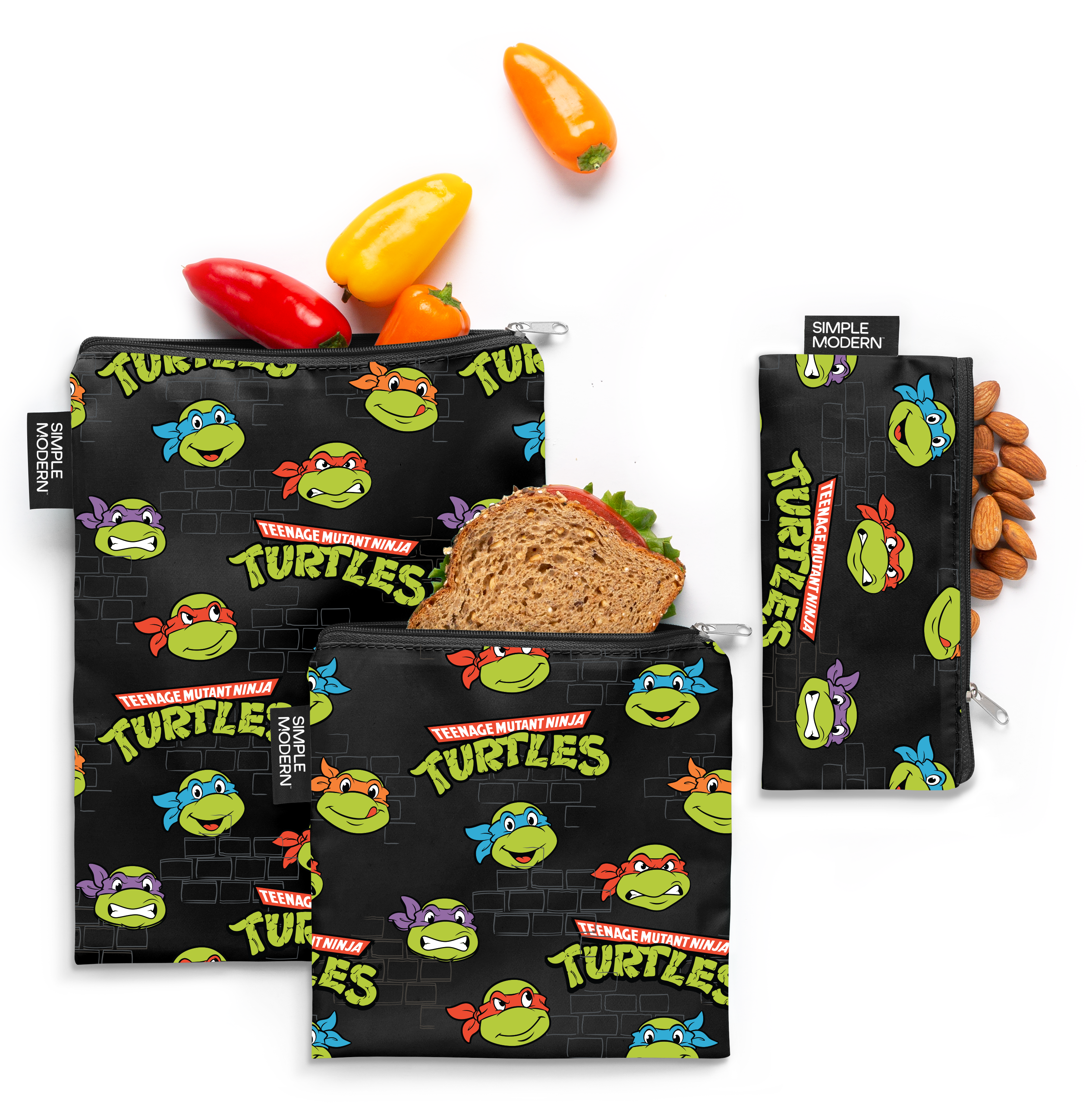 Ellie Snack Bag - Teenage Mutant Ninja Turtles Turtles Unite / ESB