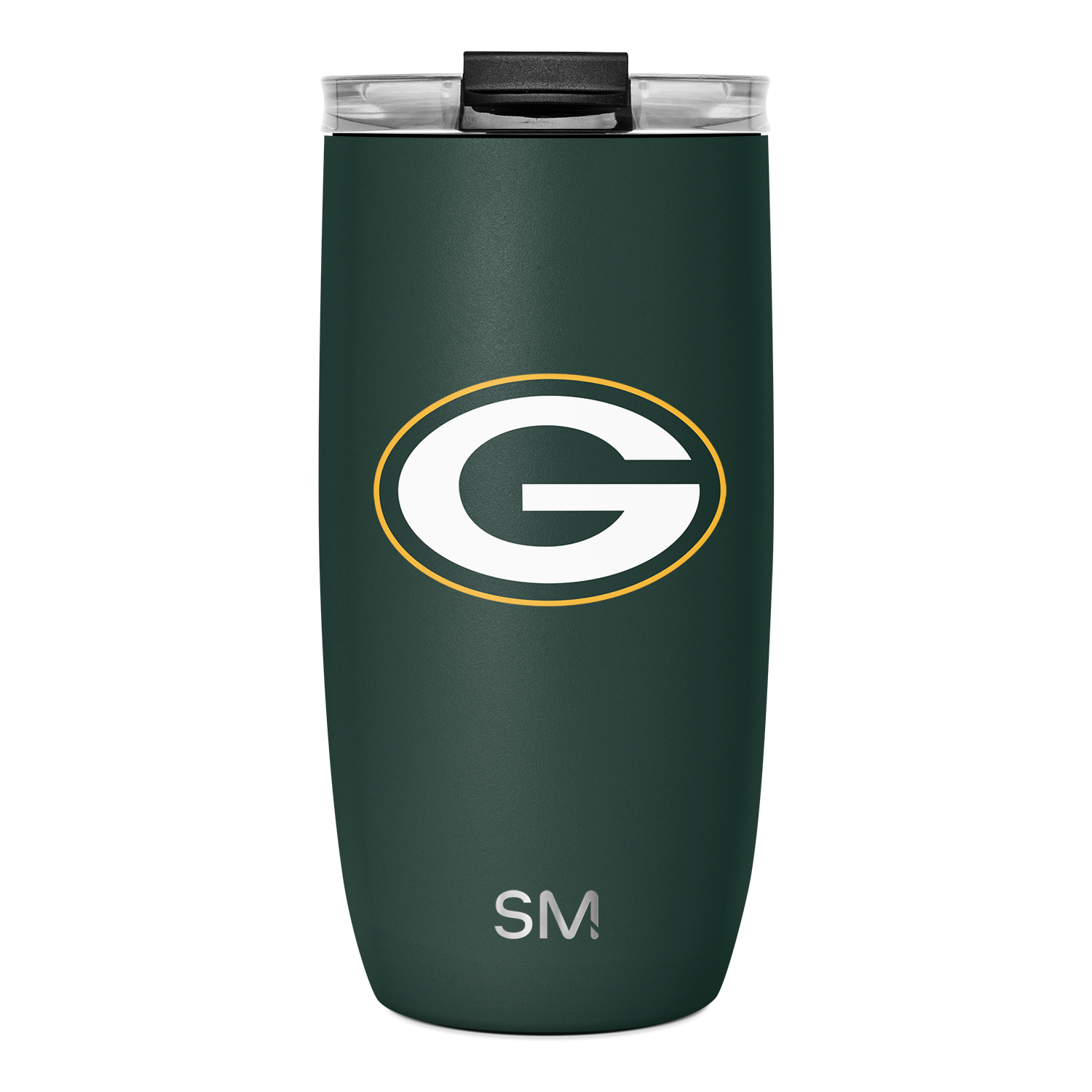 NFL Voyager Tumbler with Clear Flip Lid & Straw - Green Bay Packers