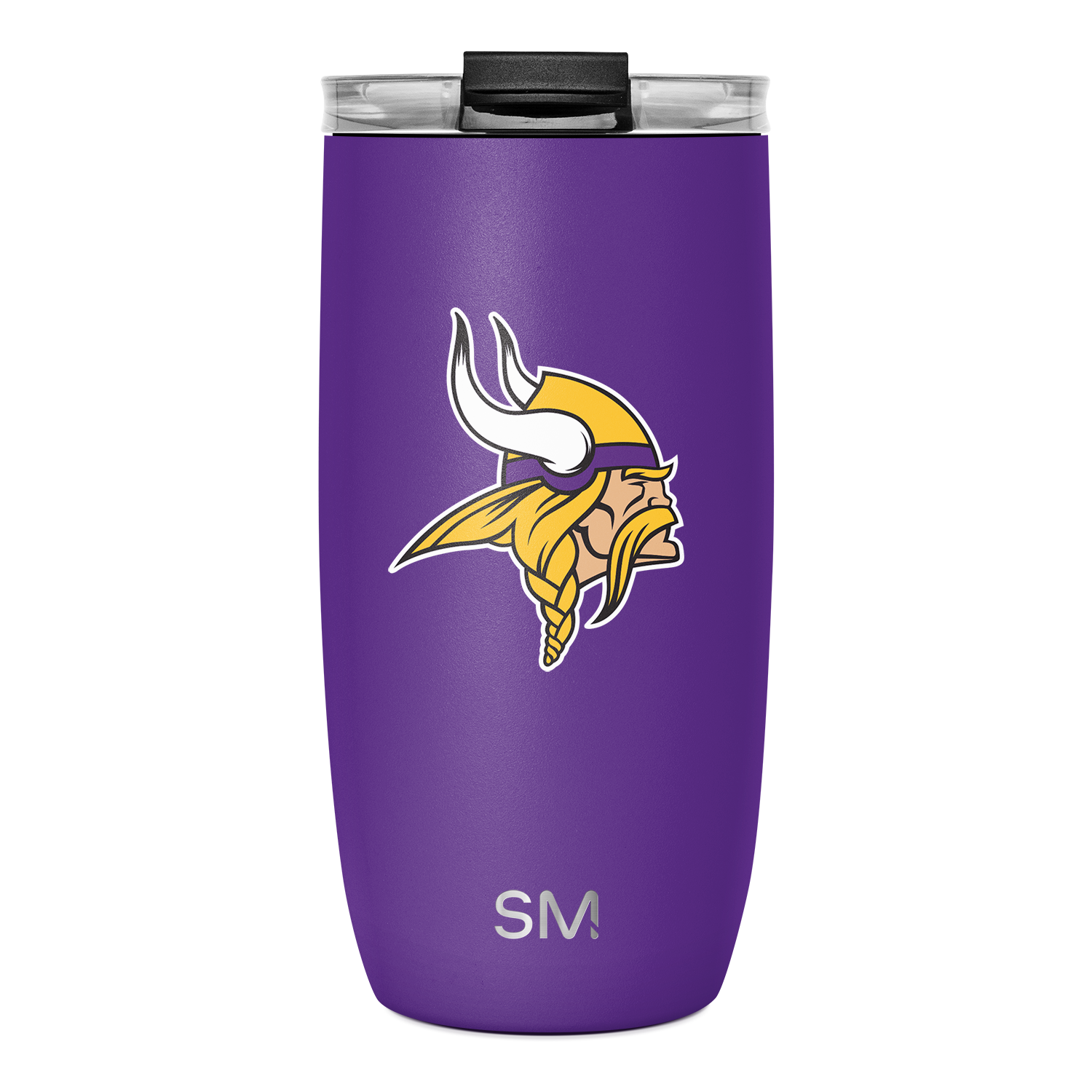 NFL Voyager Tumbler with Clear Flip Lid & Straw - Minnesota Vikings