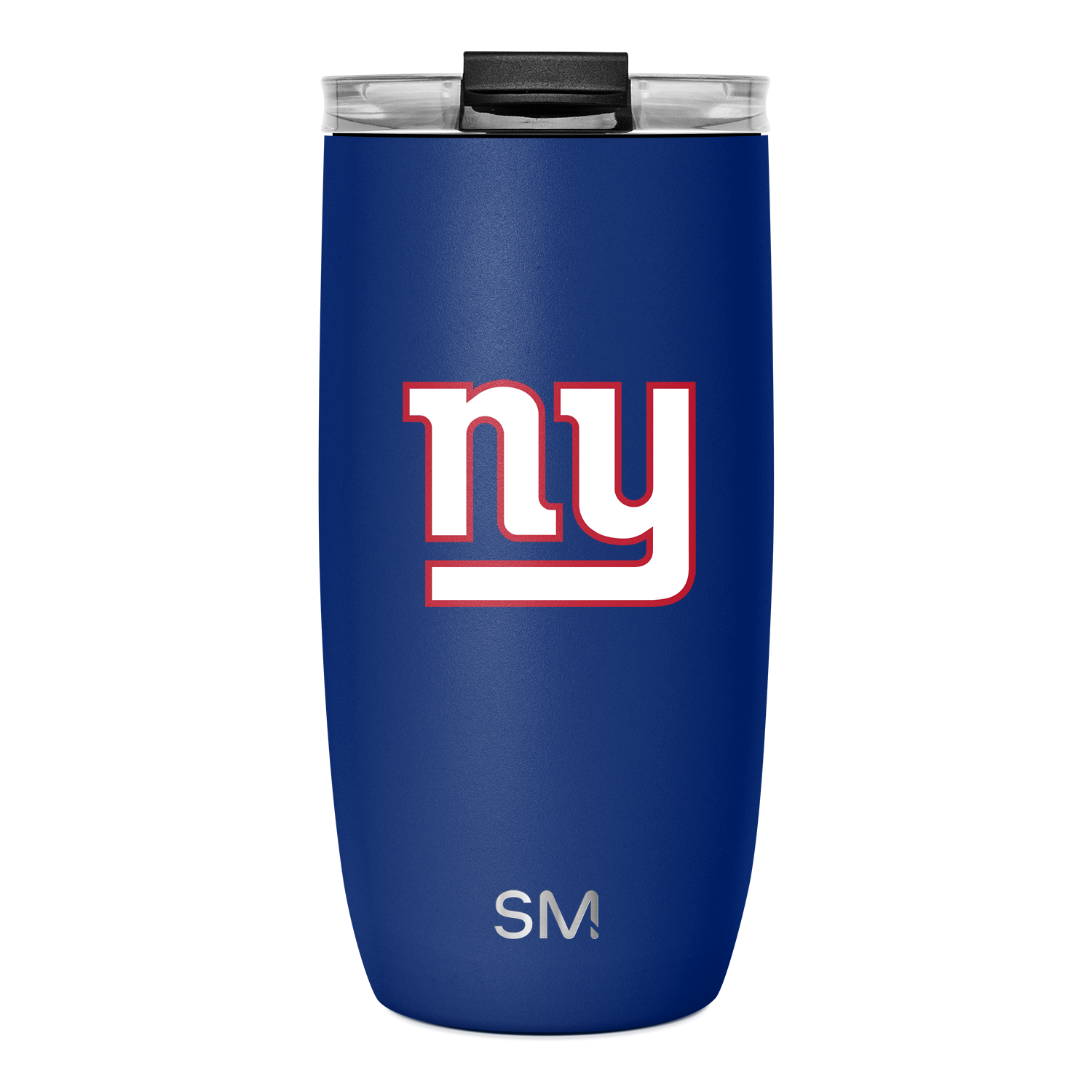 NFL Voyager Tumbler with Clear Flip Lid & Straw - New York Giants