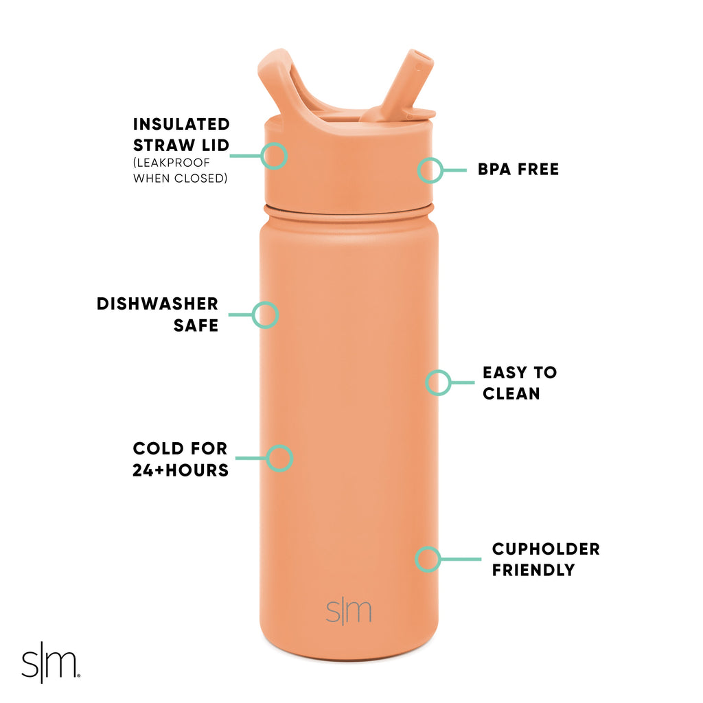 Summit Kids Water Bottle with Straw Lid - 18oz - SM