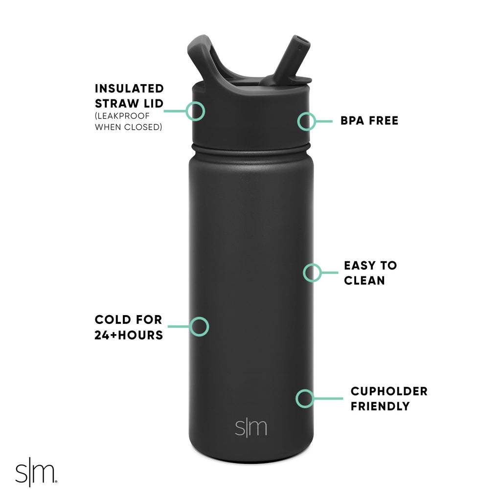 Summit Kids Water Bottle with Straw Lid - 18oz - SM