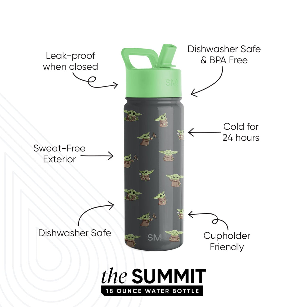 Summit Kids Water Bottle with Straw Lid - 18oz - SM