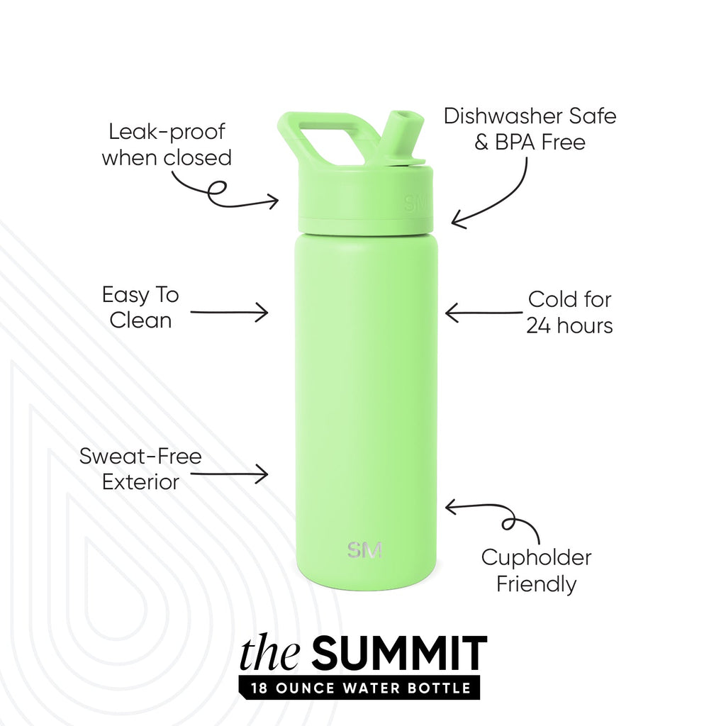 Summit Kids Water Bottle with Straw Lid - 18oz - SM2
