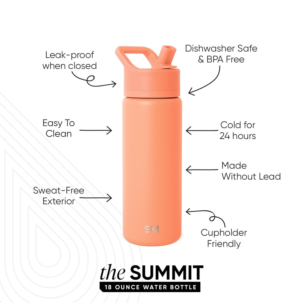 Summit Kids Water Bottle with Straw Lid - 18oz - SM2
