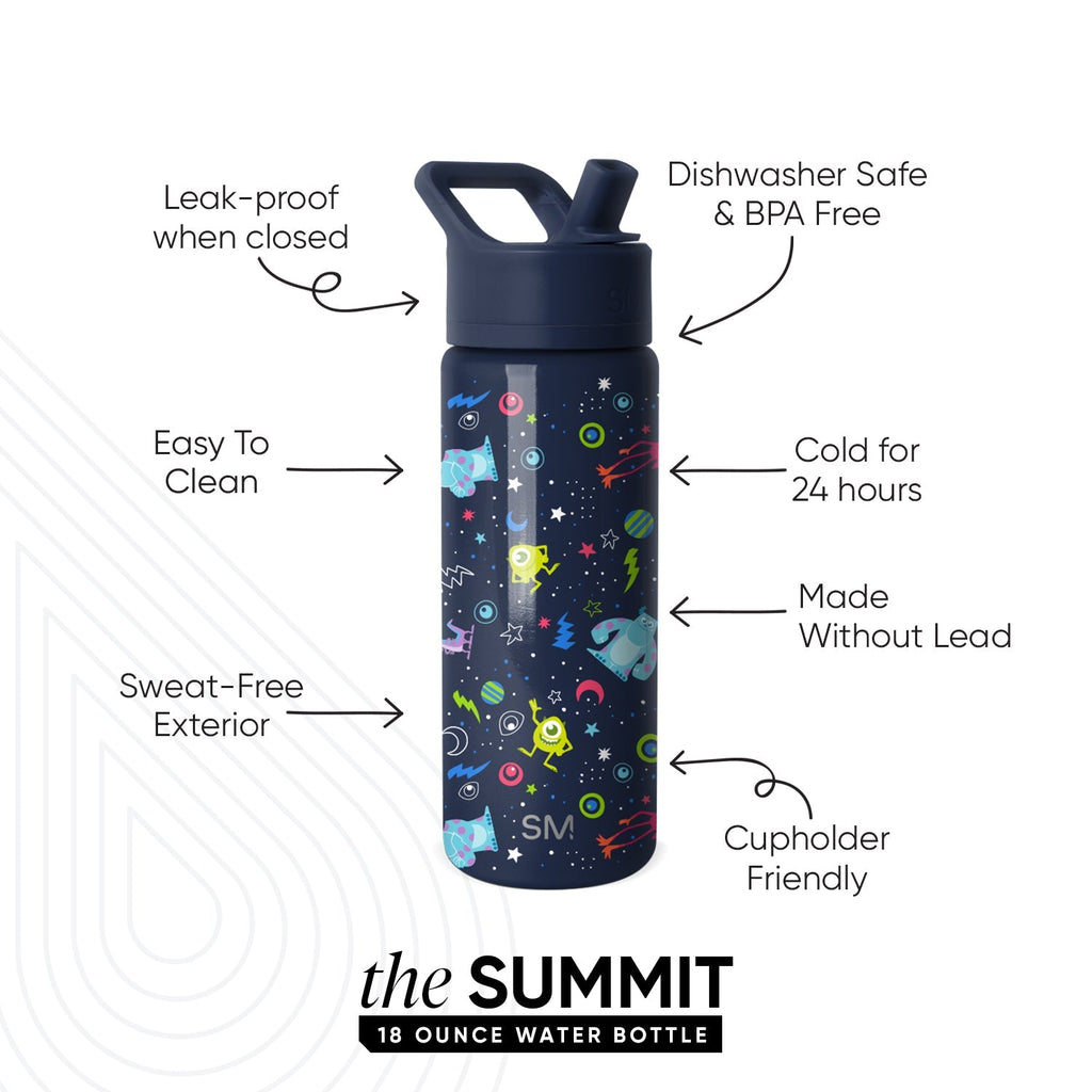 Summit Kids Water Bottle with Straw Lid - 18oz - SM2