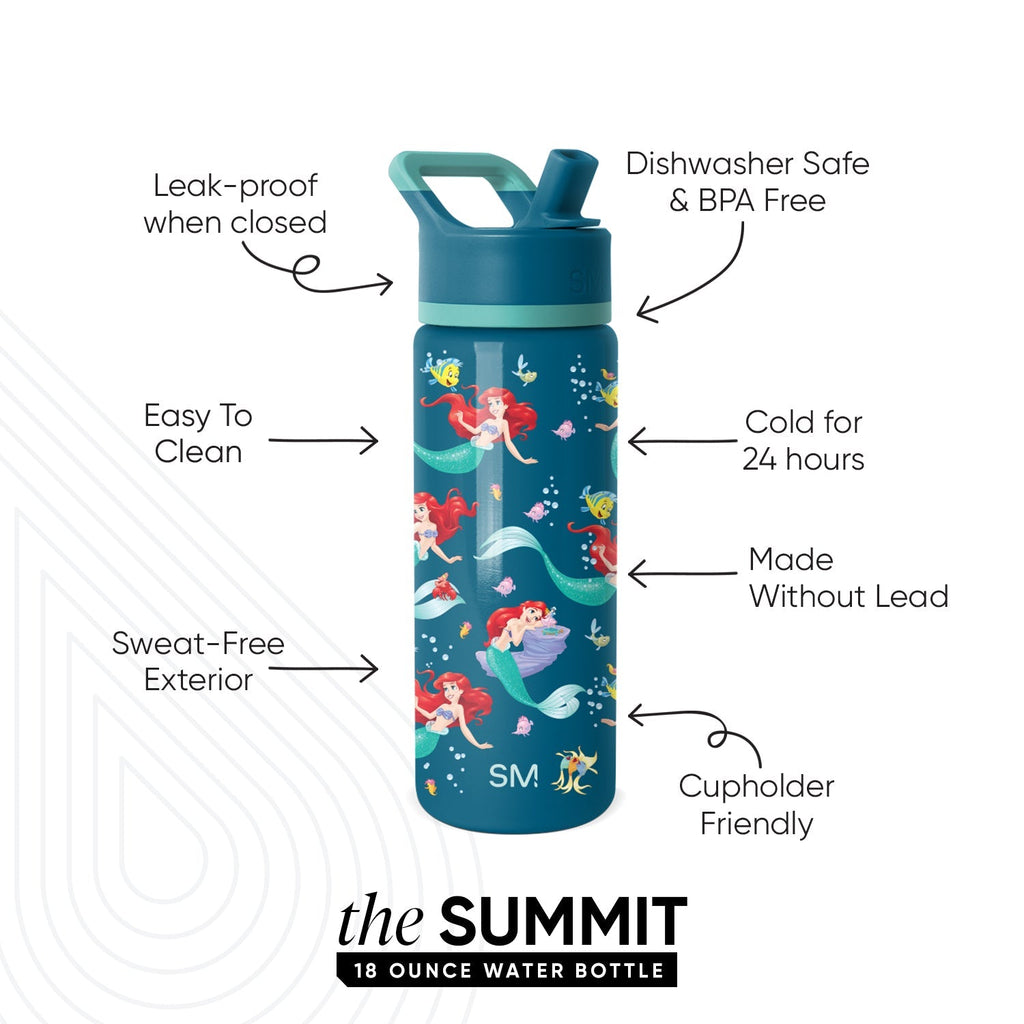Summit Kids Water Bottle with Straw Lid - 18oz - SM2