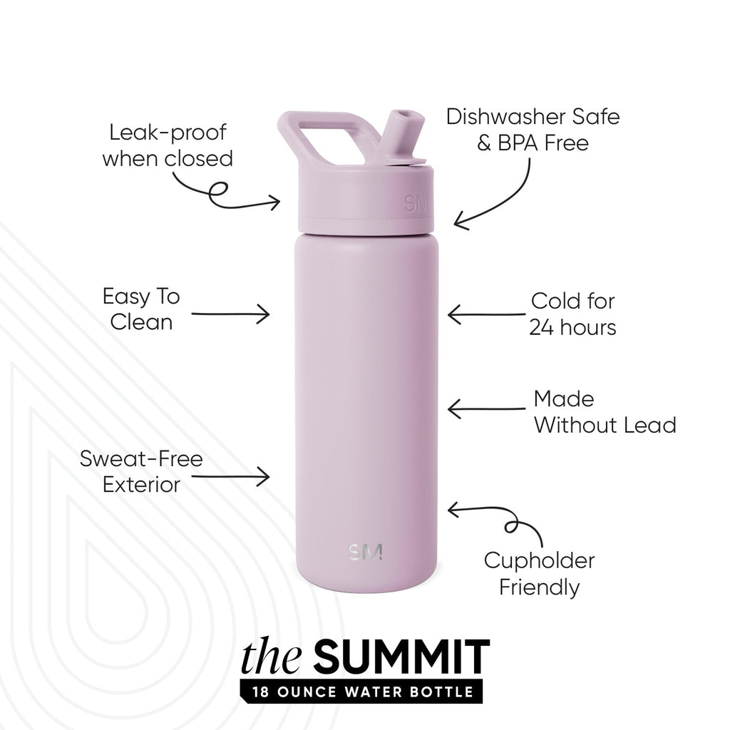 Summit Kids Water Bottle with Straw Lid - 18oz - SM2