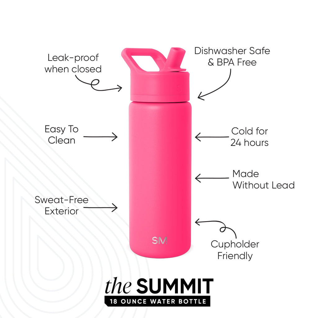 Summit Kids Water Bottle with Straw Lid - 18oz - SM2