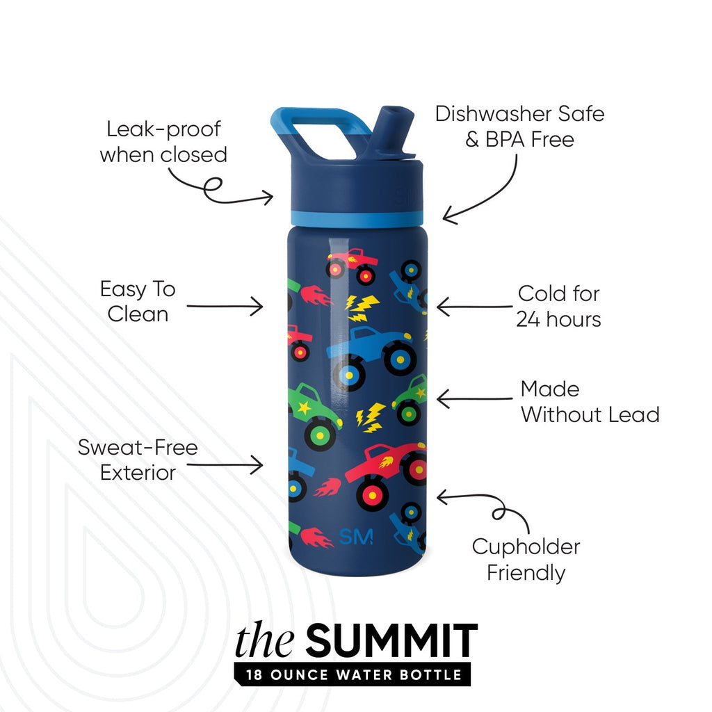 Summit Kids Water Bottle with Straw Lid - 18oz - SM2