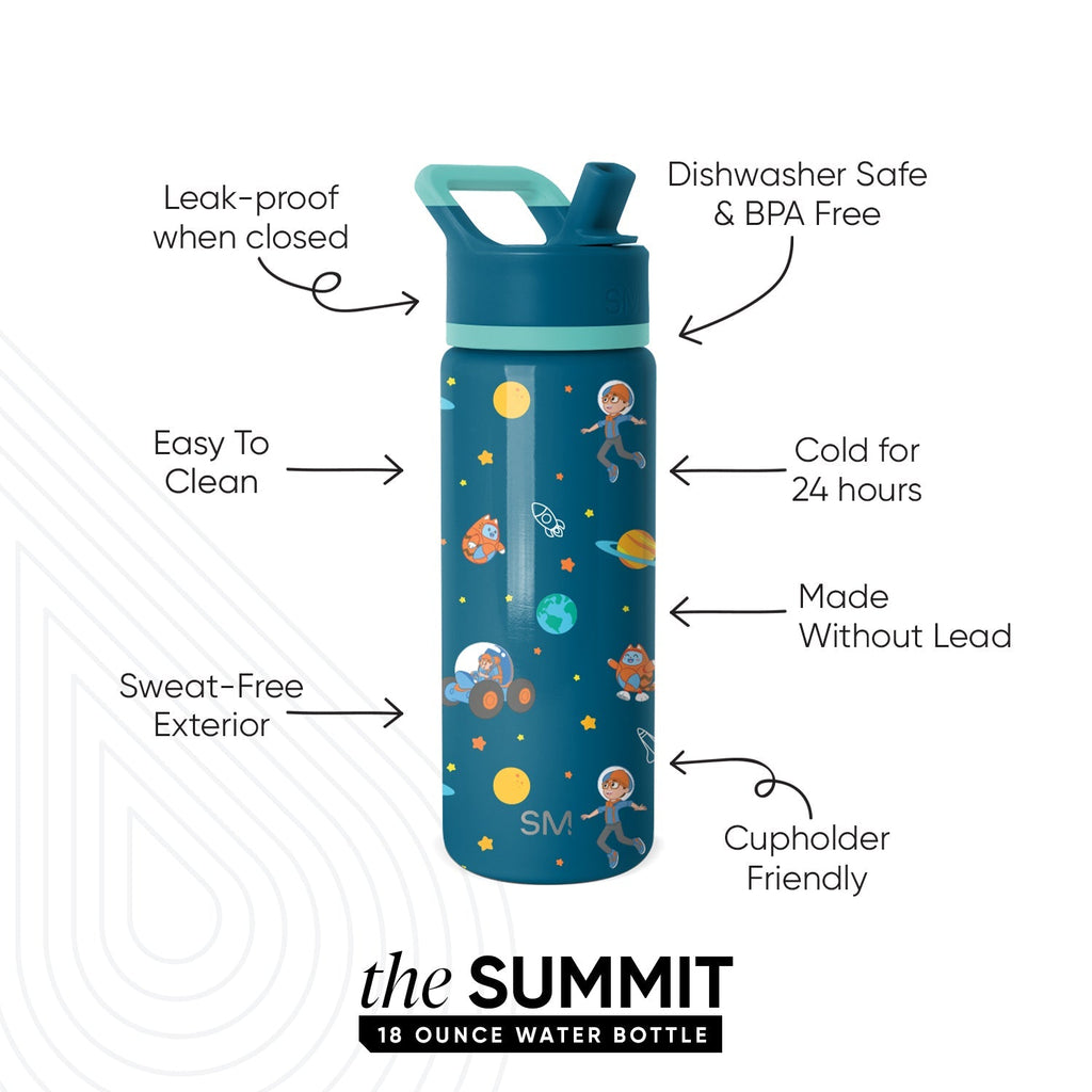 Summit Kids Water Bottle with Straw Lid - 18oz - SM2