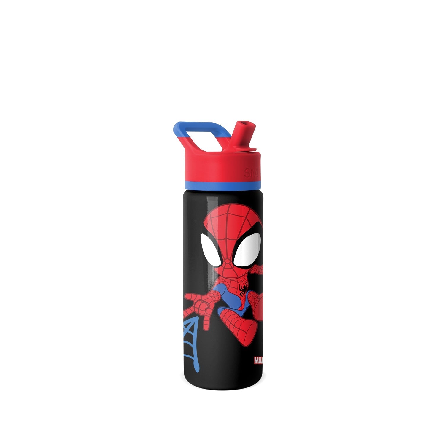 Summit Kids Water Bottle with Straw Lid - 18oz - SM2 - Spidey Kid