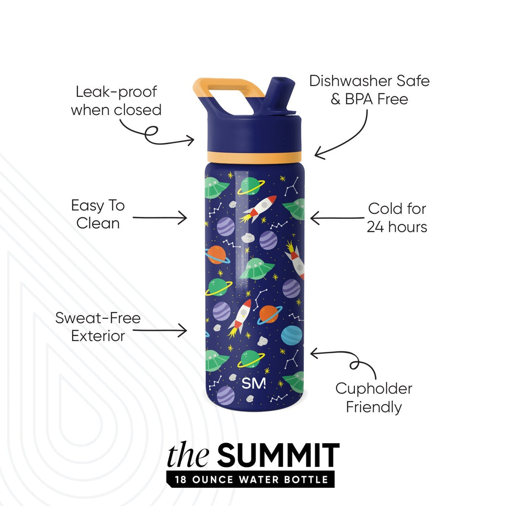 Summit Kids Water Bottle with Straw Lid - 18oz - SM2