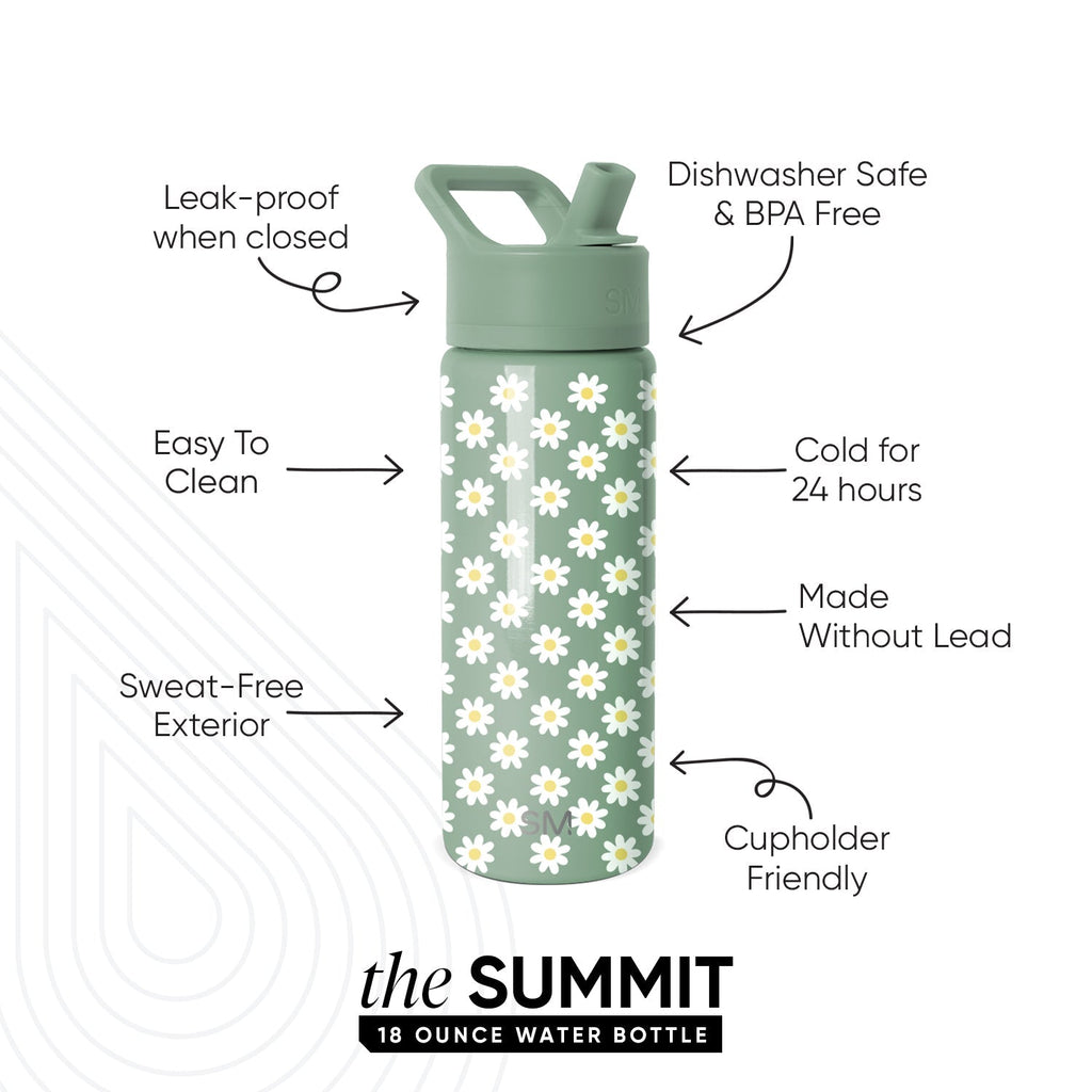 Summit Kids Water Bottle with Straw Lid - 18oz - SM2