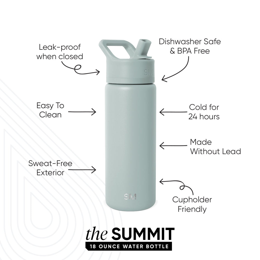 Summit Kids Water Bottle with Straw Lid - 18oz - SM2