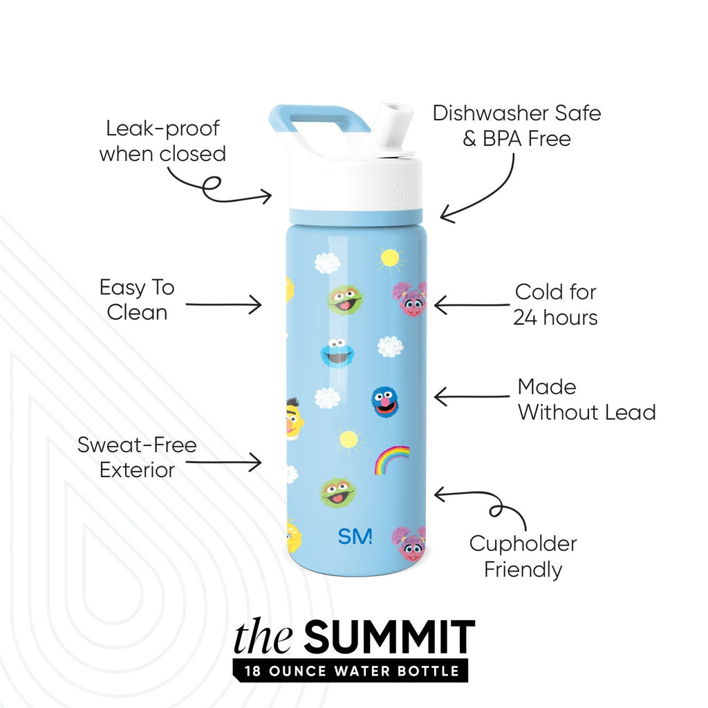 Summit Kids Water Bottle with Straw Lid - 18oz - SM2