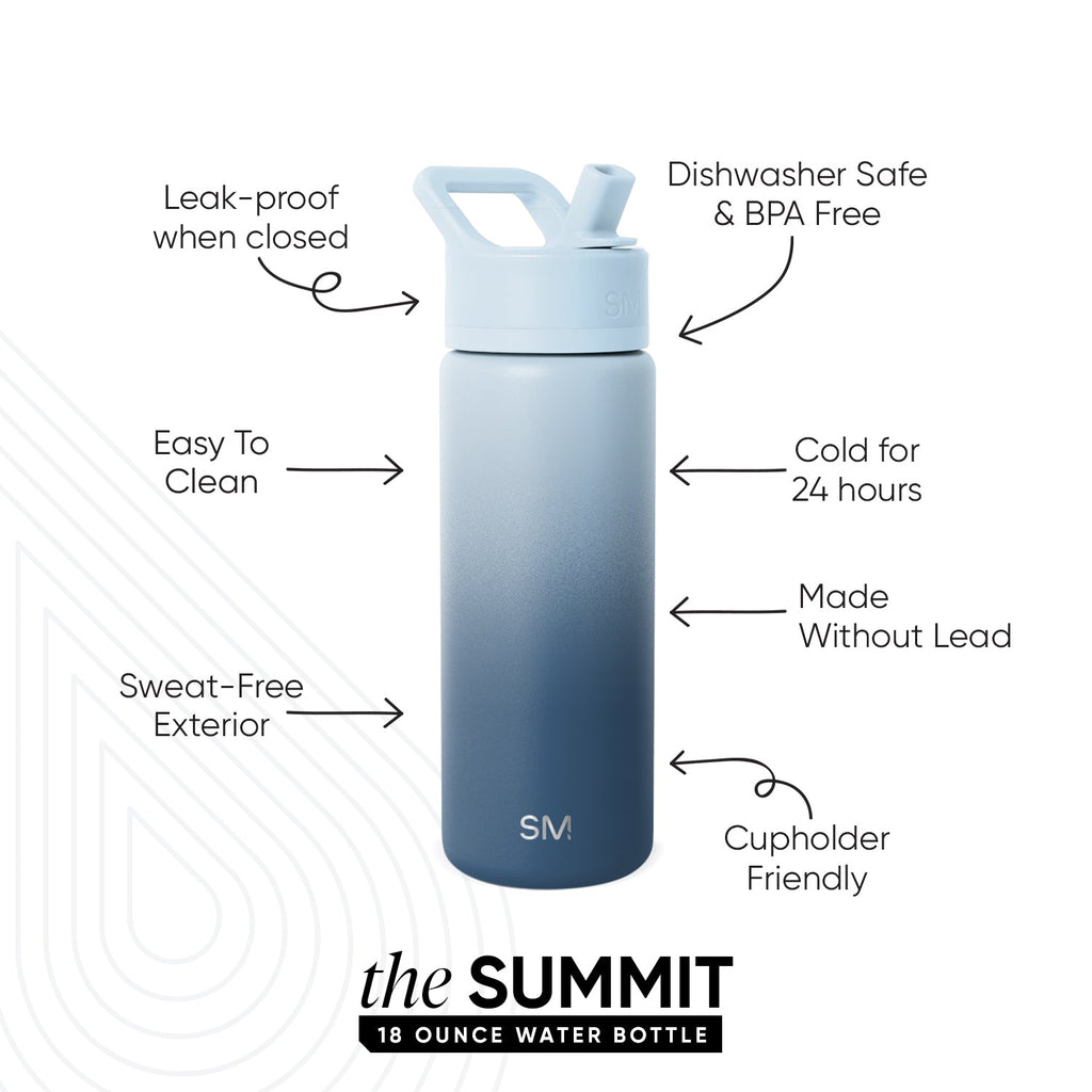 Summit Kids Water Bottle with Straw Lid - 18oz - SM2