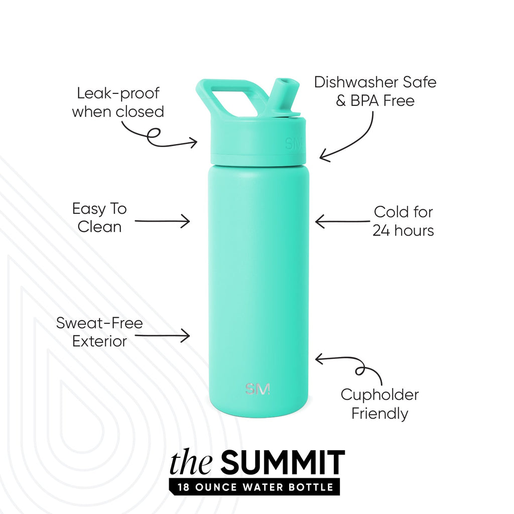 Summit Kids Water Bottle with Straw Lid - 18oz - SM2