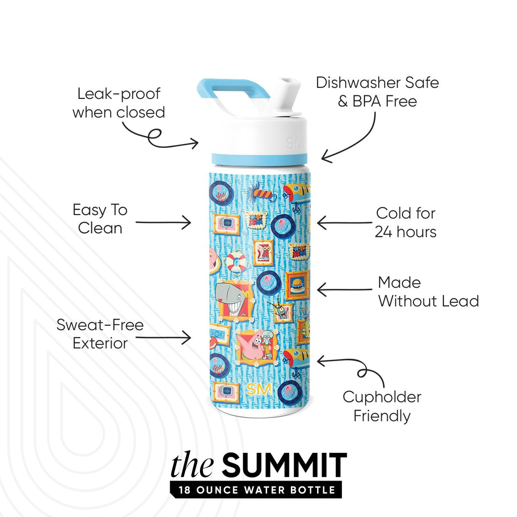 Summit Kids Water Bottle with Straw Lid - 18oz - SM2
