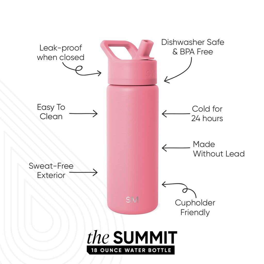 Summit Kids Water Bottle with Straw Lid - 18oz - SM2