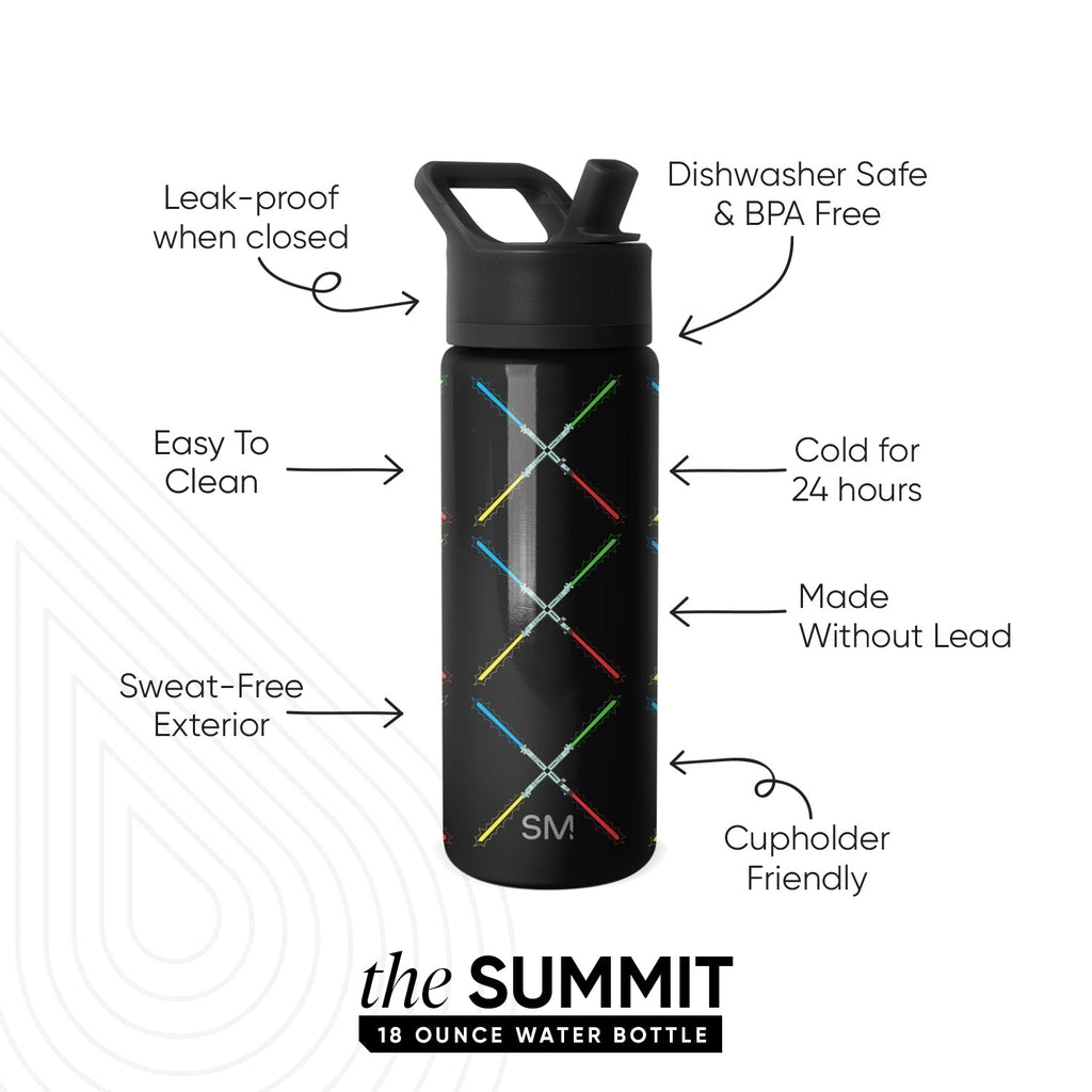 Summit Kids Water Bottle with Straw Lid - 18oz - SM2