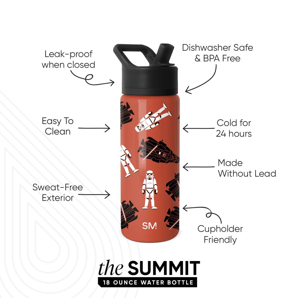 Summit Kids Water Bottle with Straw Lid - 18oz - SM2