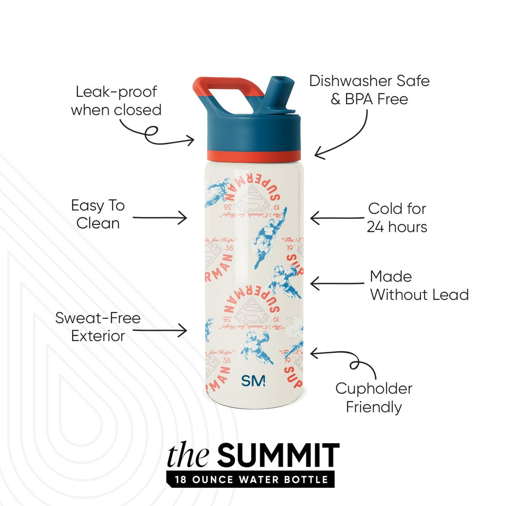 Summit Kids Water Bottle with Straw Lid - 18oz - SM2