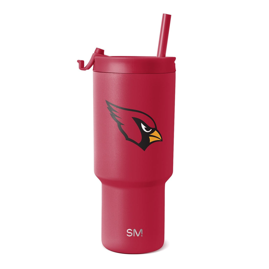 NFL Trek Tumbler - 30oz / Arizona Cardinals / Flip + Straw