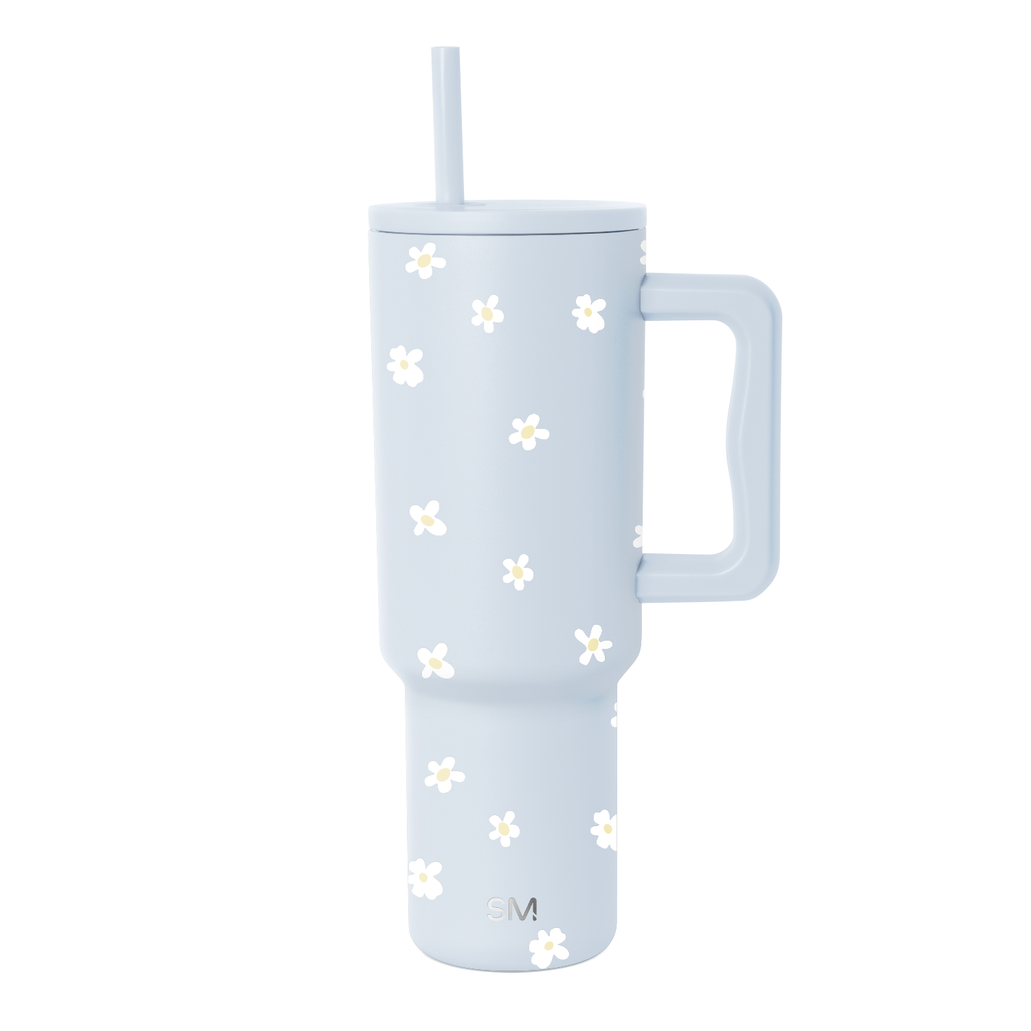 Trek Tumbler - 40oz / Sweet Daisy on Blue