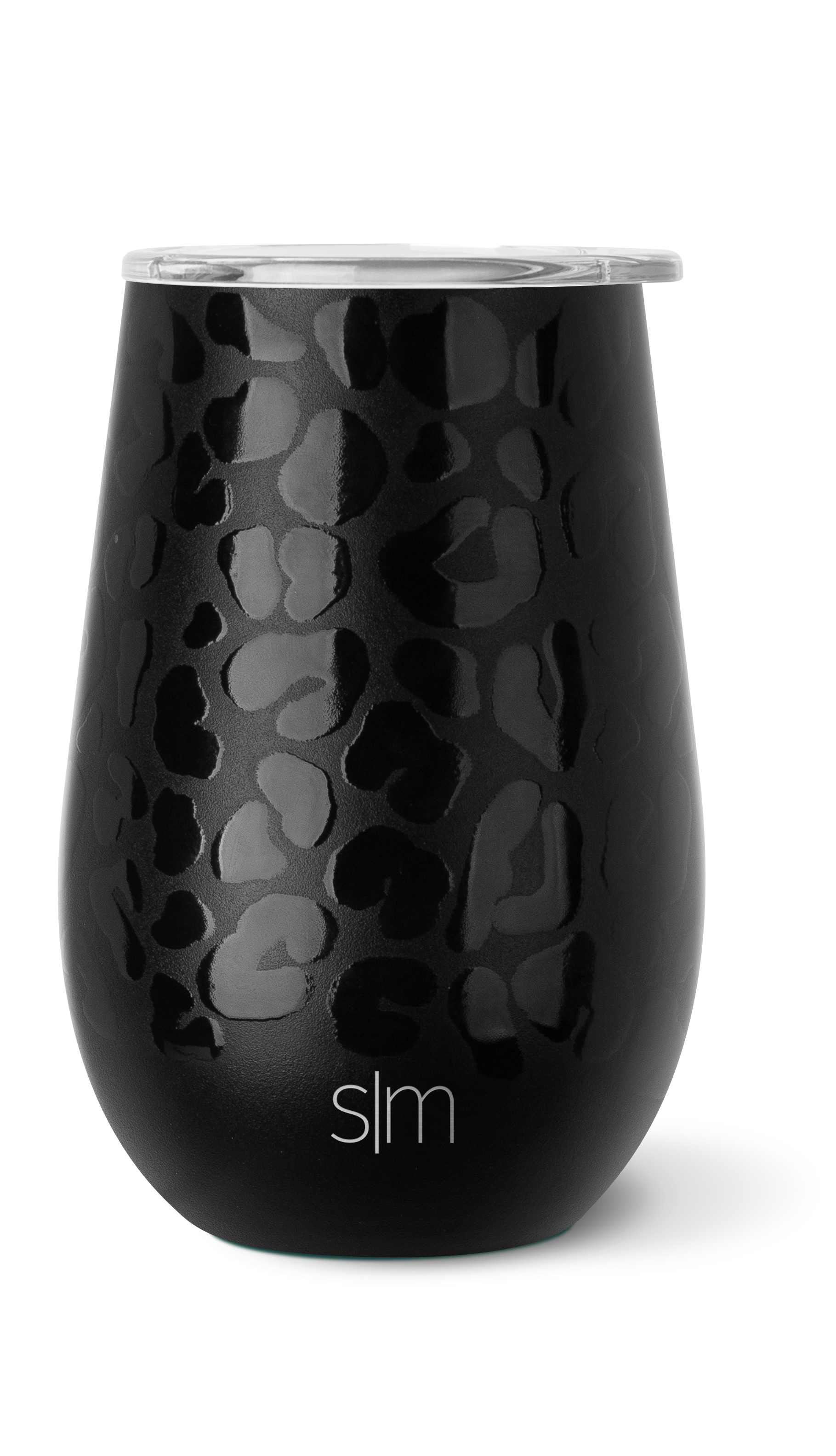 Spirit Wine Tumbler - Black Leopard